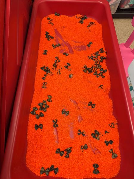 Sensory Table, Bats theme
